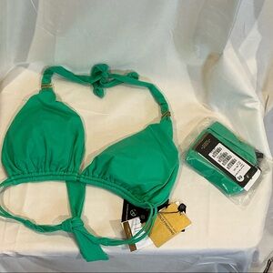 ViX Paula Hermanny Solid Bia Tube Bikini - Green